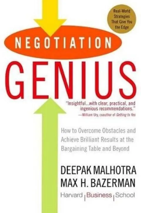 کاور کتاب Negotiation Genius