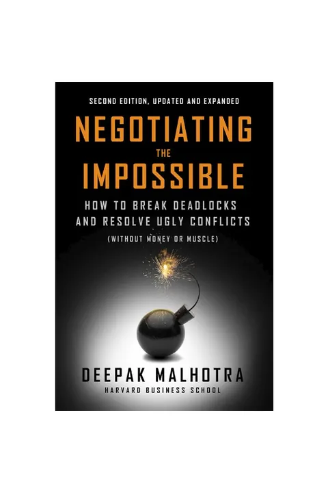 کاور کتاب Negotiating the Impossible