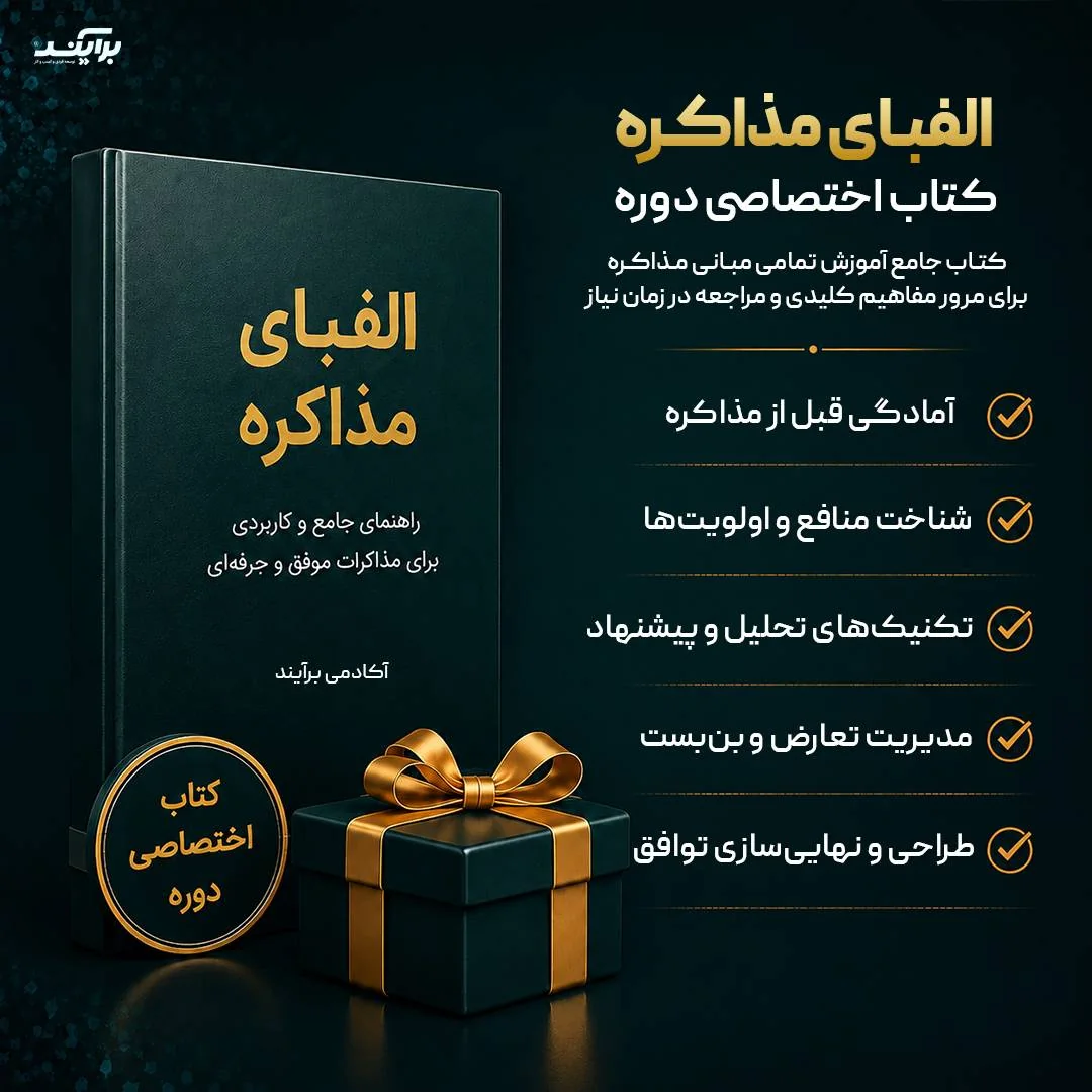 کتاب اختصاصی الفبای مذاکره